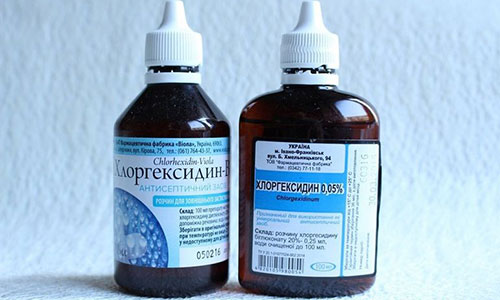 Хлоргексидин при боли в горле